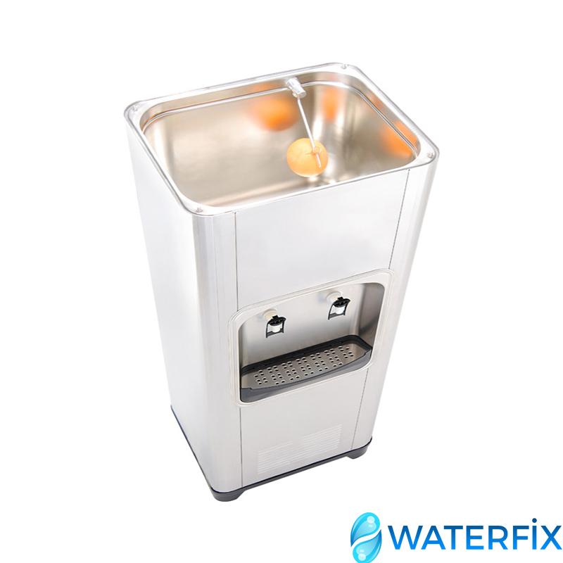 Waterfix Caritas Paslanmaz Pompalı 300 GPD Arıtmalı Soğuk Su Sebili